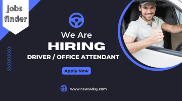 Driver / Office Attendant job salary 2200 AED